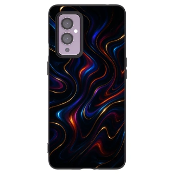 Picasee silikonowe czarne etui na OnePlus 9 - Noir
