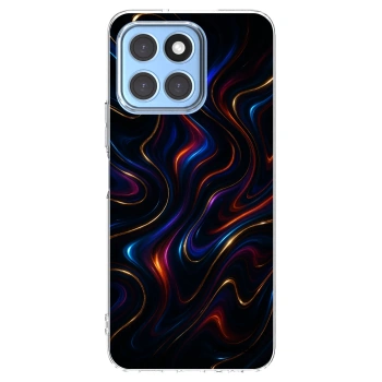 Picasee silikonowe przeźroczyste etui na Honor X6 - Noir