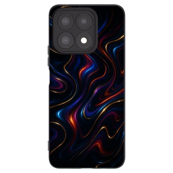 Picasee silikonowe czarne etui na Honor X8a - Noir