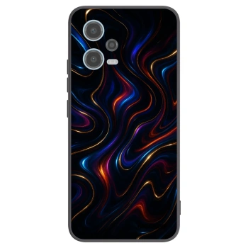 Picasee silikonowe czarne etui na Xiaomi Redmi Note 12 5G - Noir