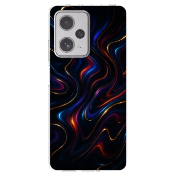 Picasee silikonowe przeźroczyste etui na Xiaomi Redmi Note 12 Pro+ 5G - Noir