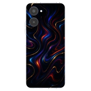 Picasee silikonowe przeźroczyste etui na Realme 10 4G - Noir