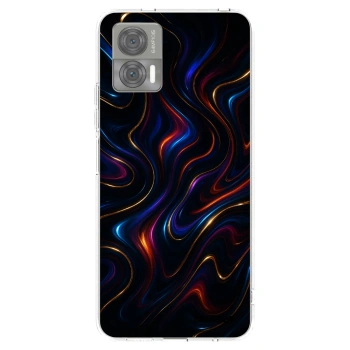 Picasee silikonowe przeźroczyste etui na Motorola Edge 30 Neo - Noir