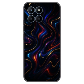 Picasee silikonowe czarne etui na Honor 70 Lite - Noir