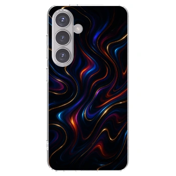 Picasee silikonowe przeźroczyste etui na Samsung Galaxy S24 S921B 5G - Noir