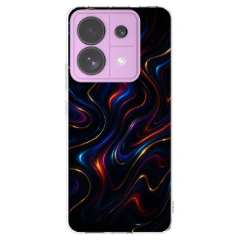 Picasee silikonowe przeźroczyste etui na Xiaomi Redmi Note 13 Pro 5G - Noir
