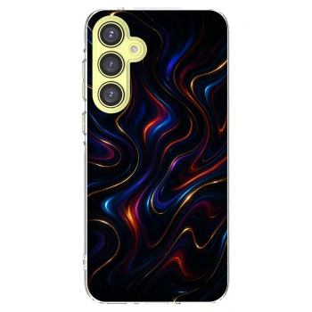 Picasee silikonowe przeźroczyste etui na Samsung Galaxy A35 5G A356B - Noir