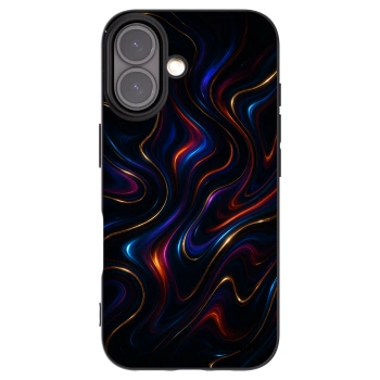 Picasee silikonowe czarne etui na Apple iPhone 16 - Noir