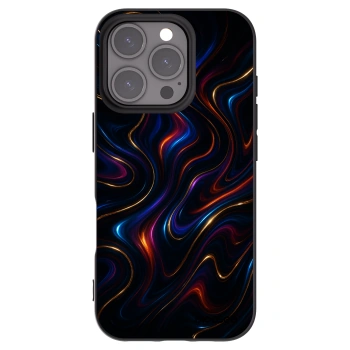 Picasee silikonowe czarne etui na Apple iPhone 16 Pro - Noir