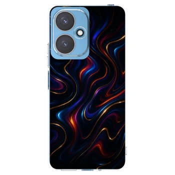 Picasee silikonowe przeźroczyste etui na Xiaomi Redmi 13C 5G - Noir