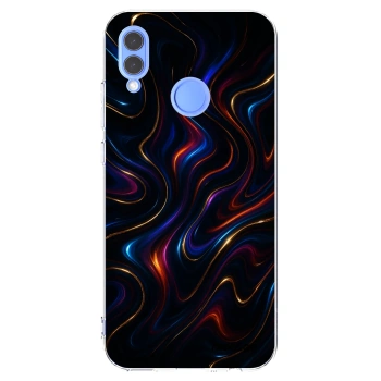 Picasee silikonowe przeźroczyste etui na Huawei P Smart 2019 - Noir