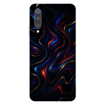 Picasee silikonowe przeźroczyste etui na Xiaomi Mi 9 - Noir