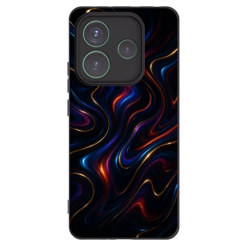 Picasee silikonowe czarne etui na Xiaomi Redmi Note 14 5G - Noir