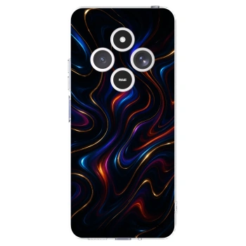 Picasee silikonowe przeźroczyste etui na Xiaomi Redmi 14C - Noir