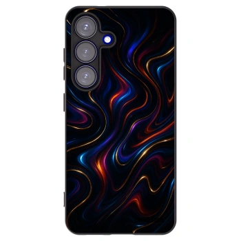 Picasee silikonowe czarne etui na Samsung Galaxy S25 5G - Noir