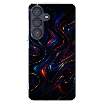 Picasee silikonowe przeźroczyste etui na Samsung Galaxy S25 5G - Noir
