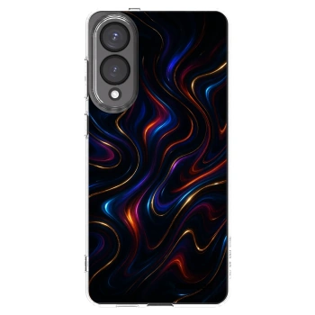 Picasee silikonowe przeźroczyste etui na Samsung Galaxy S25 Edge 5G - Noir