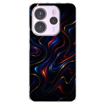 Picasee silikonowe przeźroczyste etui na Xiaomi Redmi Note 14 4G - Noir