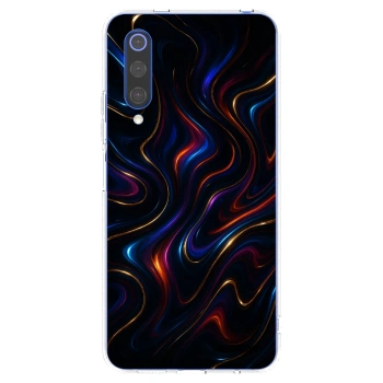 Picasee silikonowe przeźroczyste etui na Xiaomi Mi 9 SE - Noir