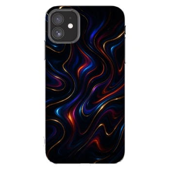 Picasee silikonowe przeźroczyste etui na Apple iPhone 11 - Noir