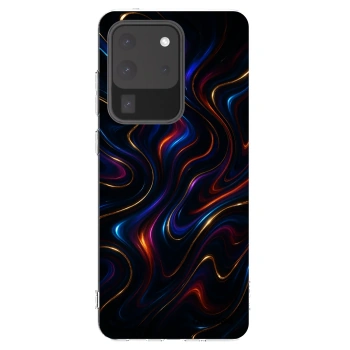 Picasee silikonowe przeźroczyste etui na Samsung Galaxy S20 Ultra 5G G988F - Noir