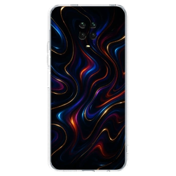 Picasee silikonowe przeźroczyste etui na Xiaomi Redmi Note 9S - Noir