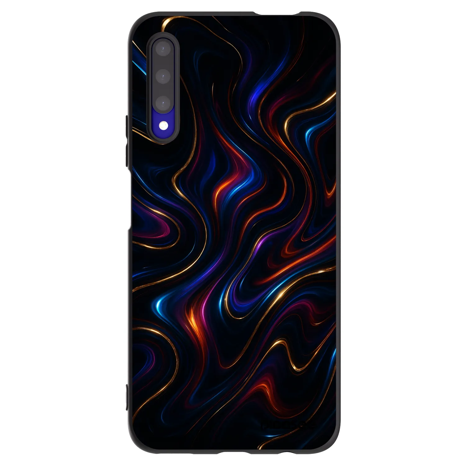 Picasee silikonowe czarne etui na Honor 9X Pro - Noir