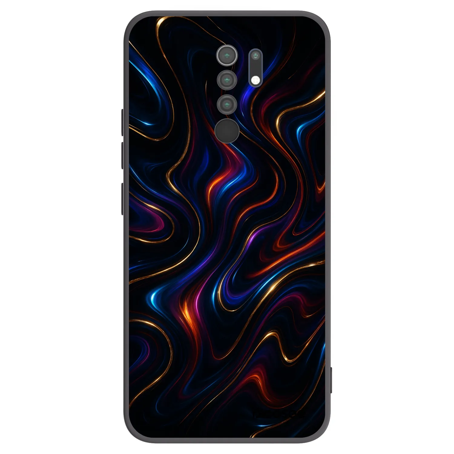 Picasee silikonowe czarne etui na Xiaomi Redmi 9 - Noir