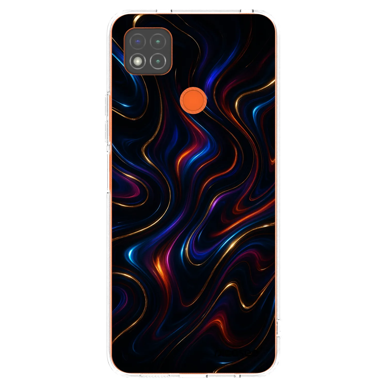 Picasee silikonowe przeźroczyste etui na Xiaomi Redmi 9C - Noir