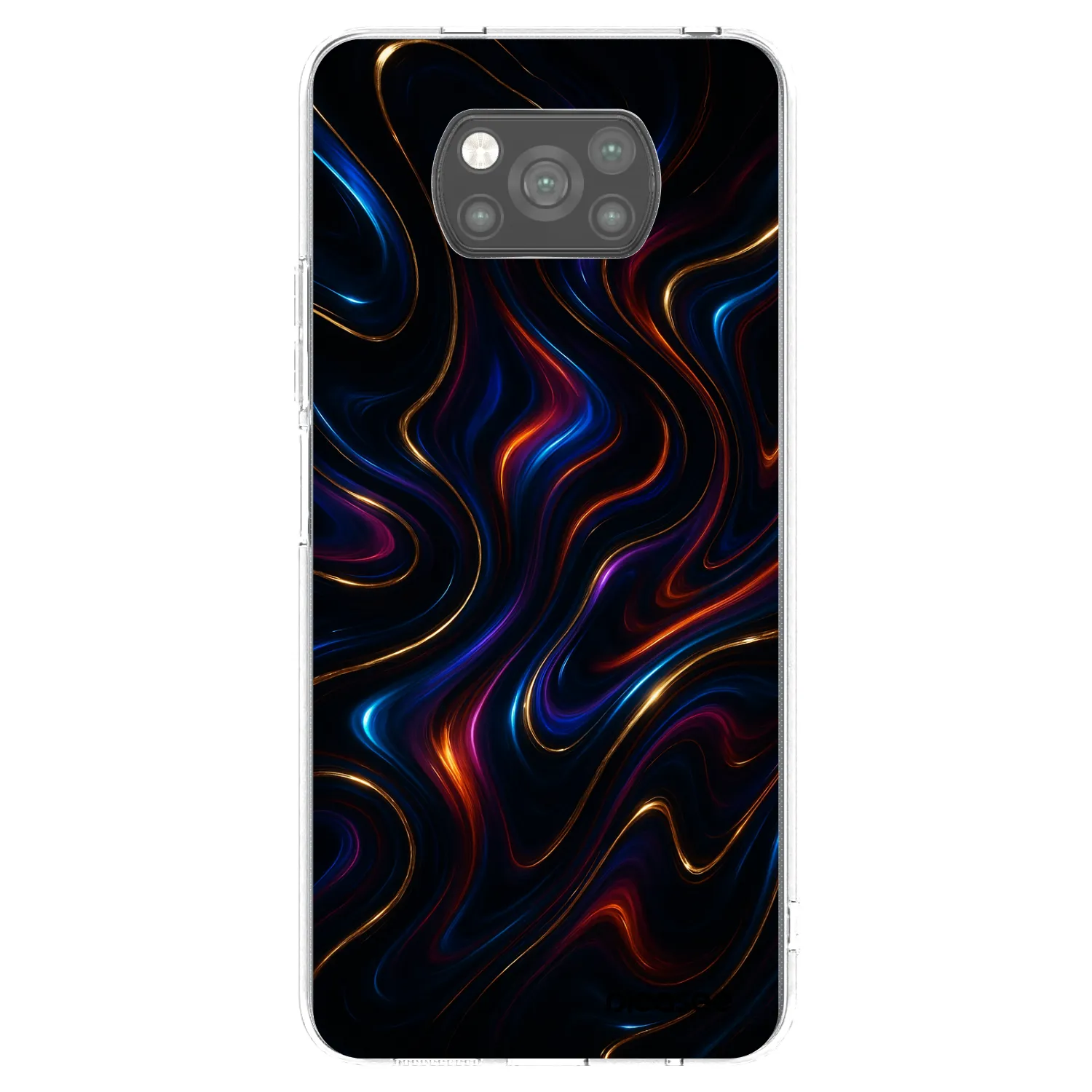 Picasee silikonowe czarne etui na Xiaomi Poco X3 - Noir