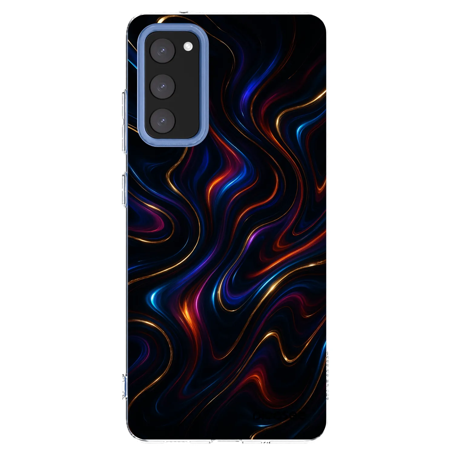 Picasee silikonowe przeźroczyste etui na Samsung Galaxy S20 FE - Noir