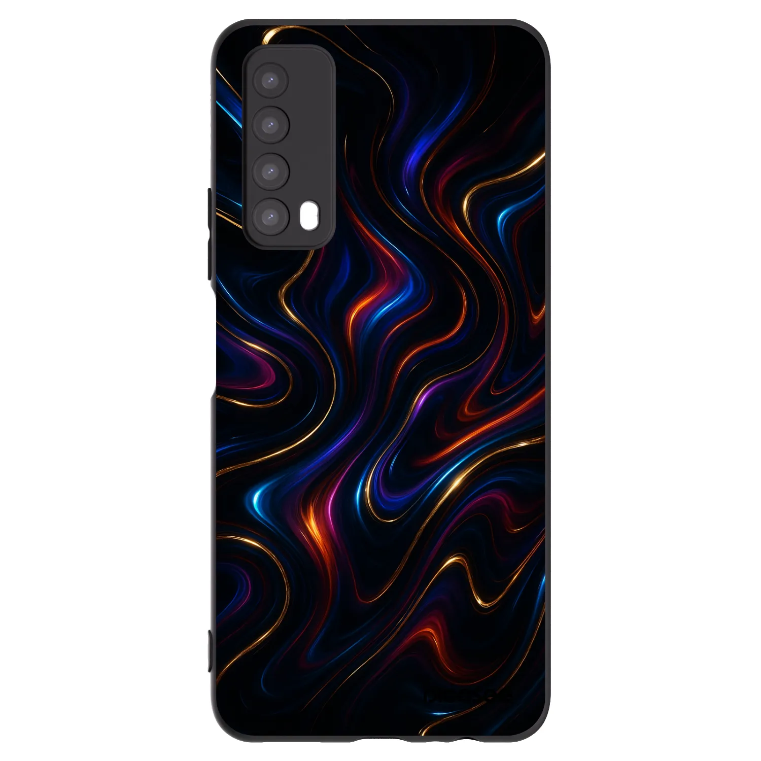 Picasee silikonowe czarne etui na Huawei P Smart 2021 - Noir