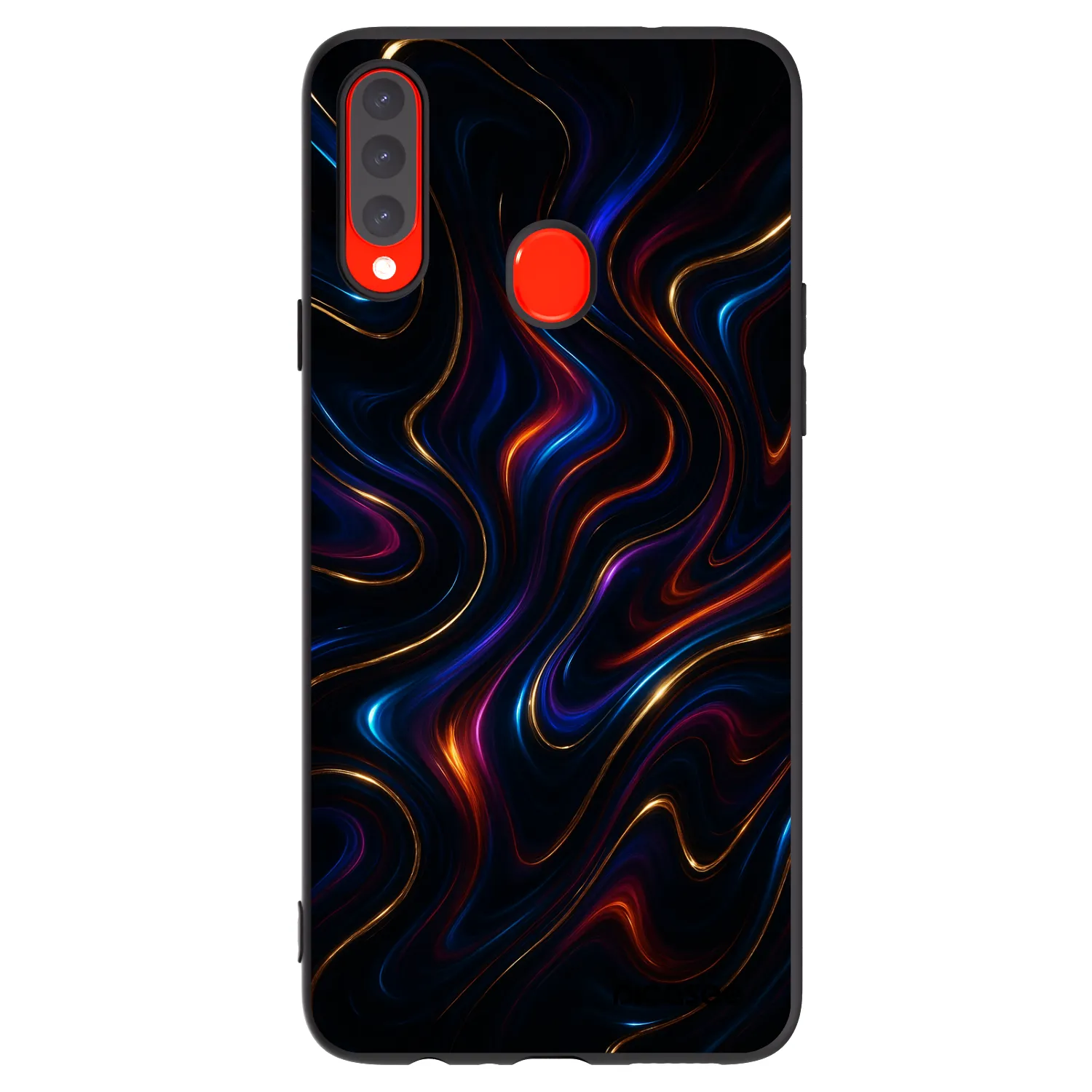 Picasee silikonowe czarne etui na Samsung Galaxy A20s - Noir
