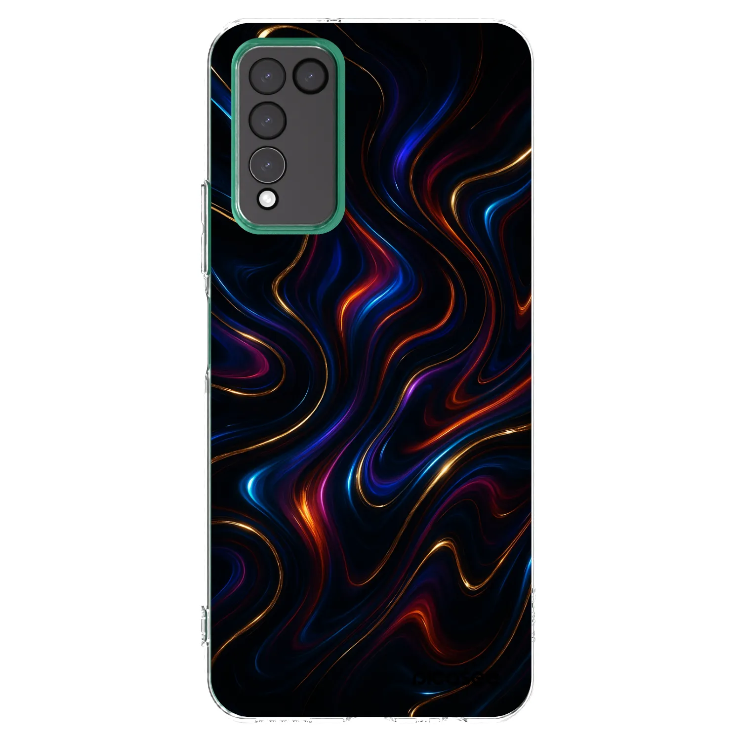Picasee silikonowe przeźroczyste etui na Honor 10X Lite - Noir
