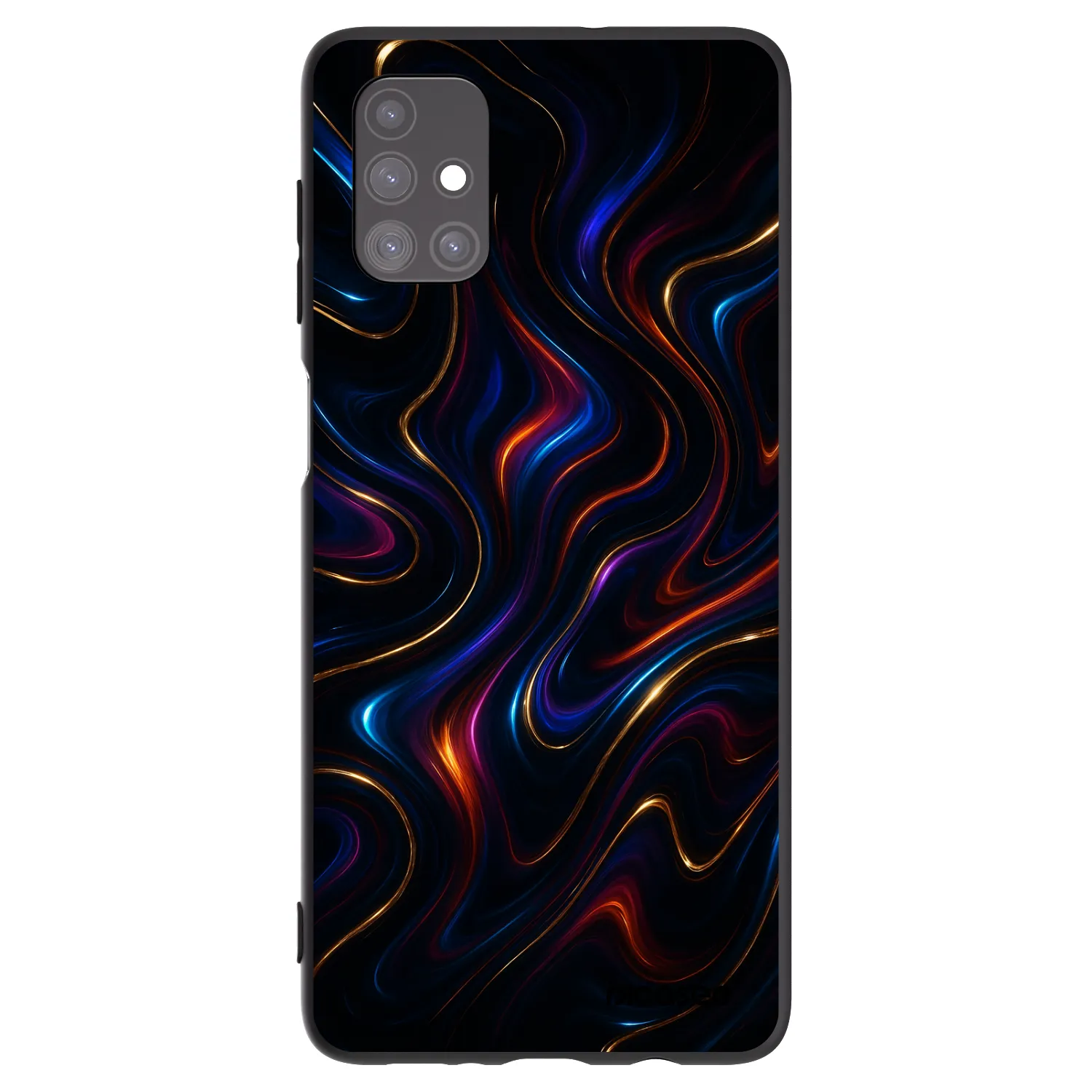 Picasee silikonowe czarne etui na Samsung Galaxy M51 M515F - Noir