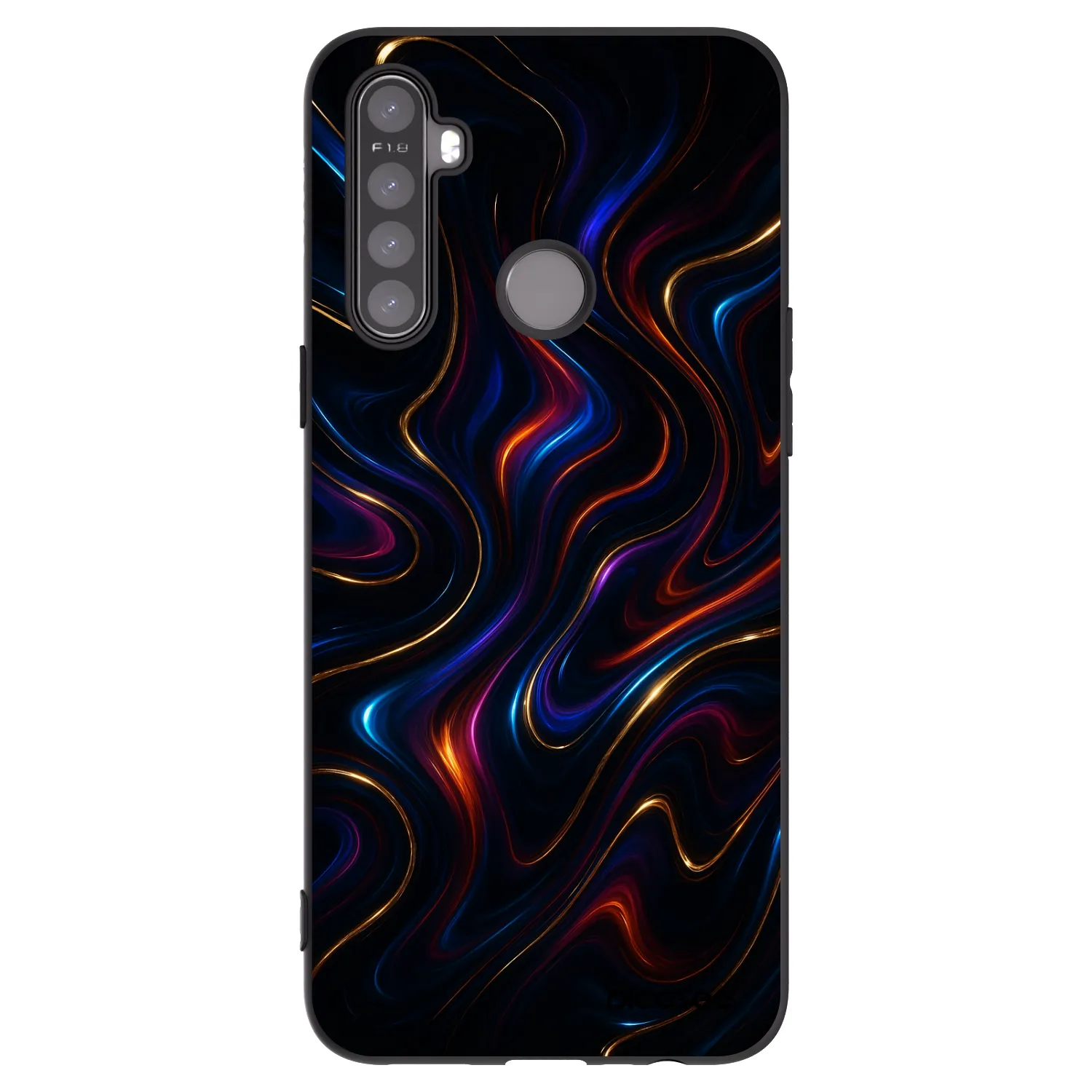 Picasee silikonowe czarne etui na Realme 6i - Noir