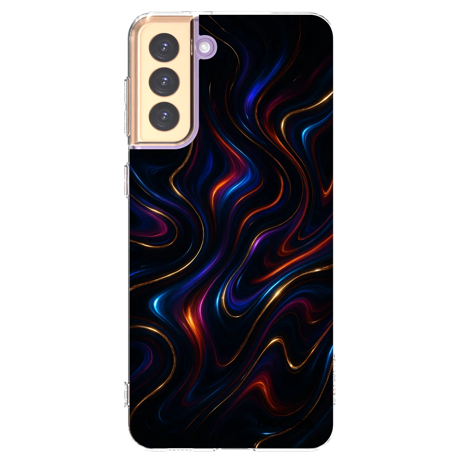 Picasee silikonowe przeźroczyste etui na Samsung Galaxy S21+ 5G G996F - Noir