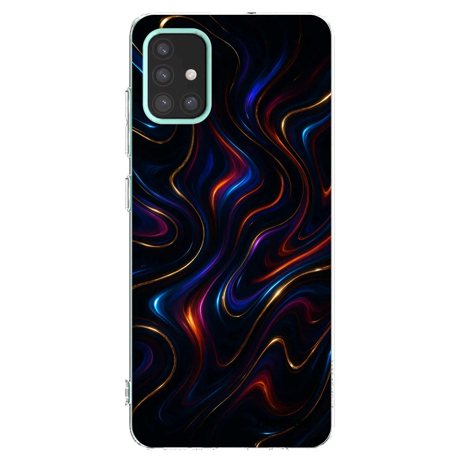 Picasee silikonowe przeźroczyste etui na Samsung Galaxy M31s - Noir