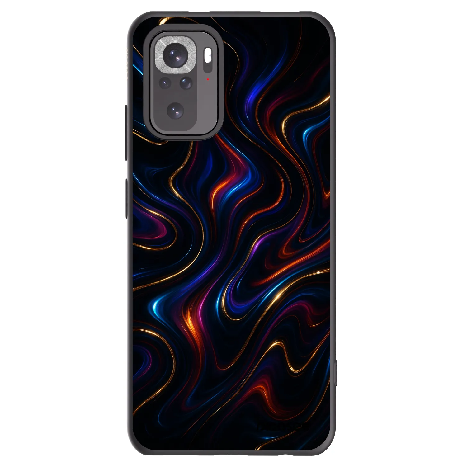 Picasee silikonowe czarne etui na Xiaomi Redmi Note 10 - Noir