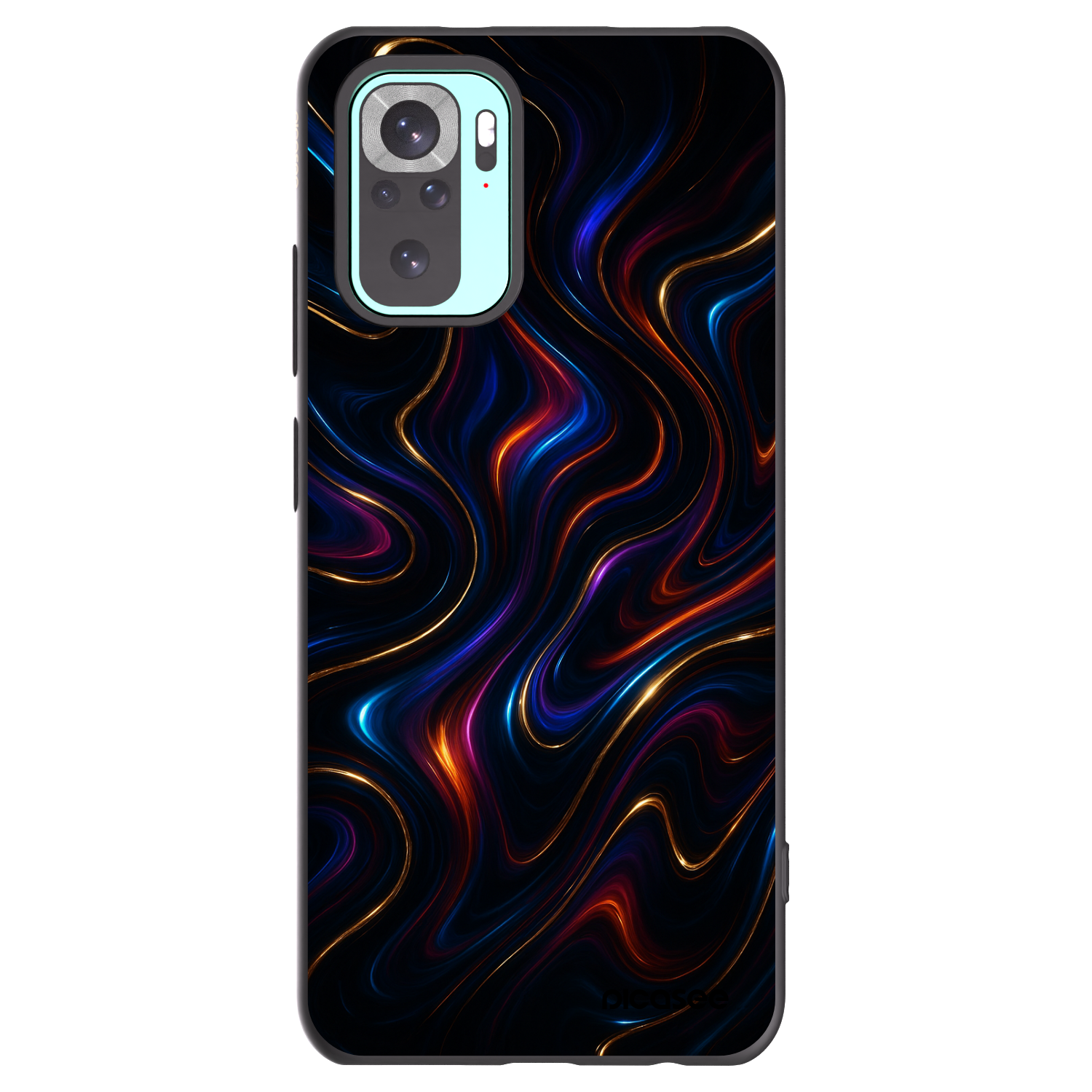 Picasee silikonowe czarne etui na Xiaomi Redmi Note 10 Pro - Noir