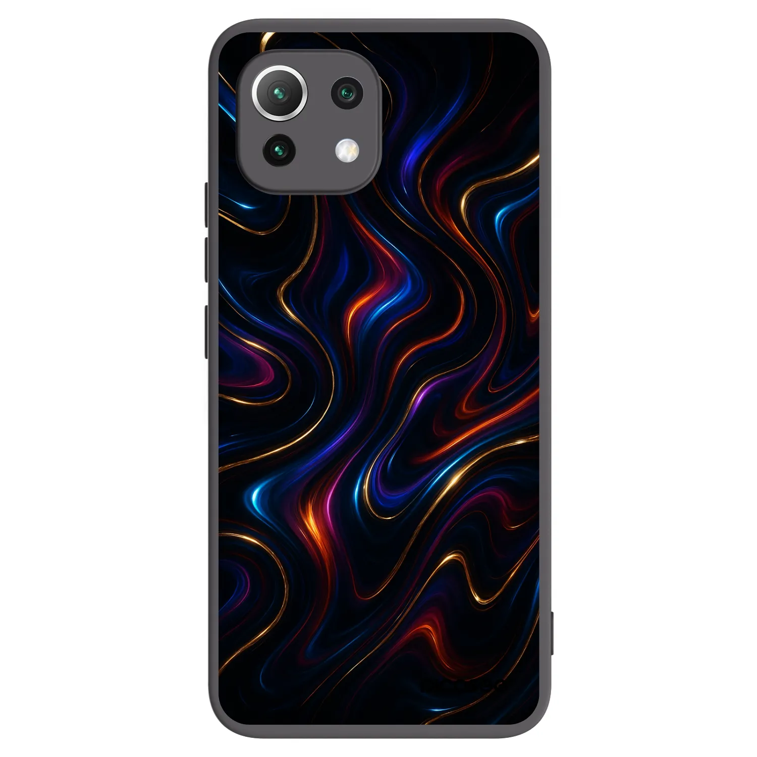 Picasee silikonowe czarne etui na Xiaomi Mi 11 Lite - Noir