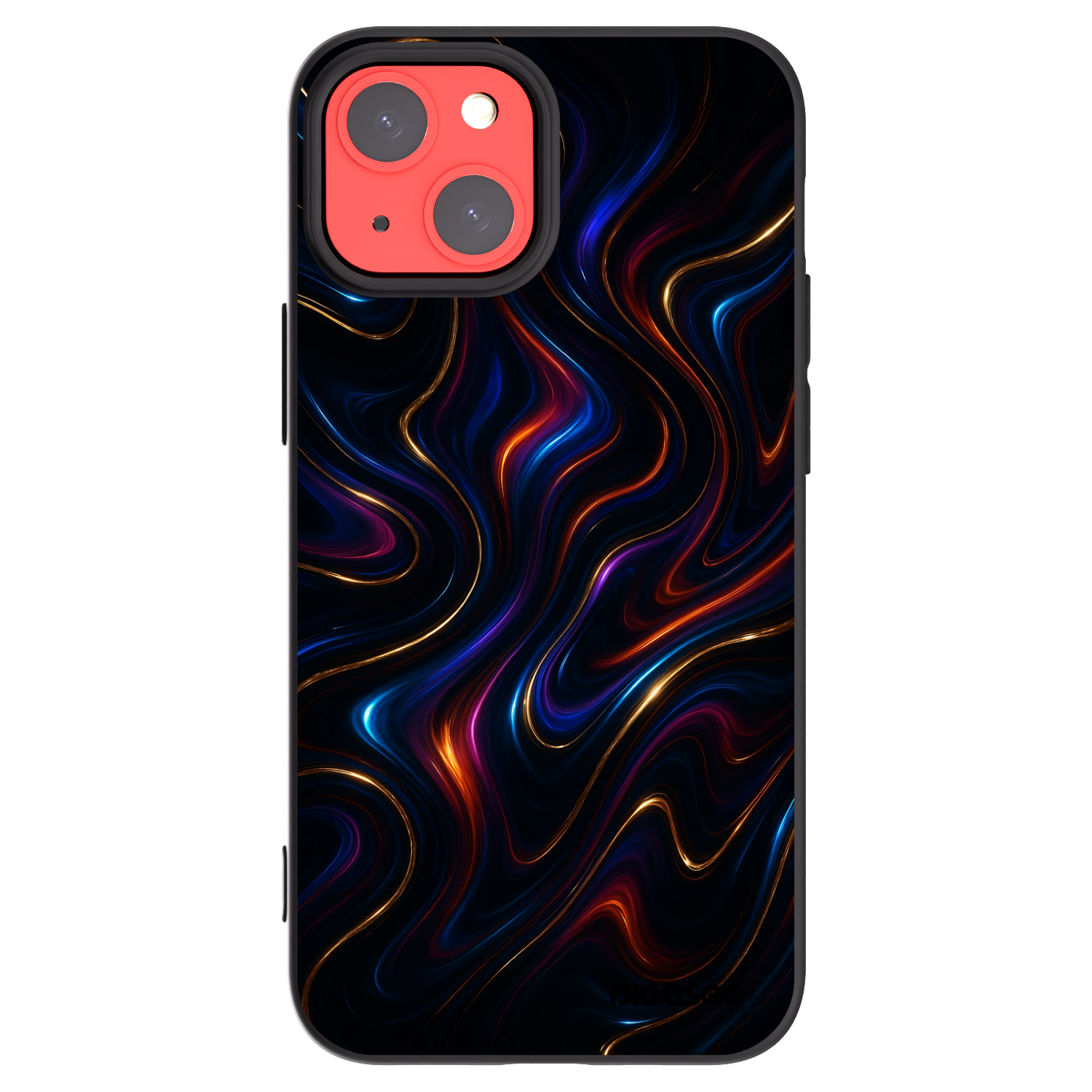 Picasee silikonowe czarne etui na Apple iPhone 13 mini - Noir
