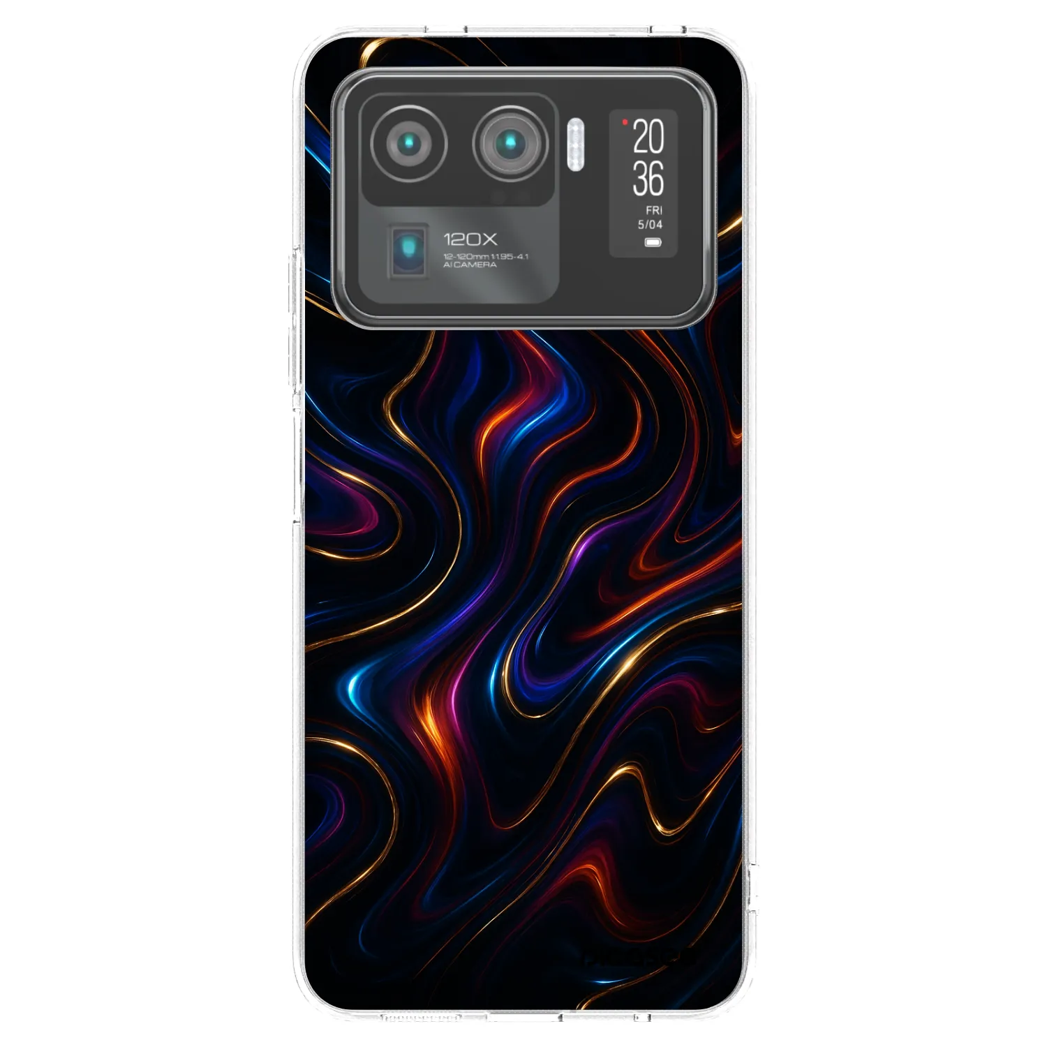 Picasee silikonowe przeźroczyste etui na Xiaomi Mi 11 Ultra - Noir