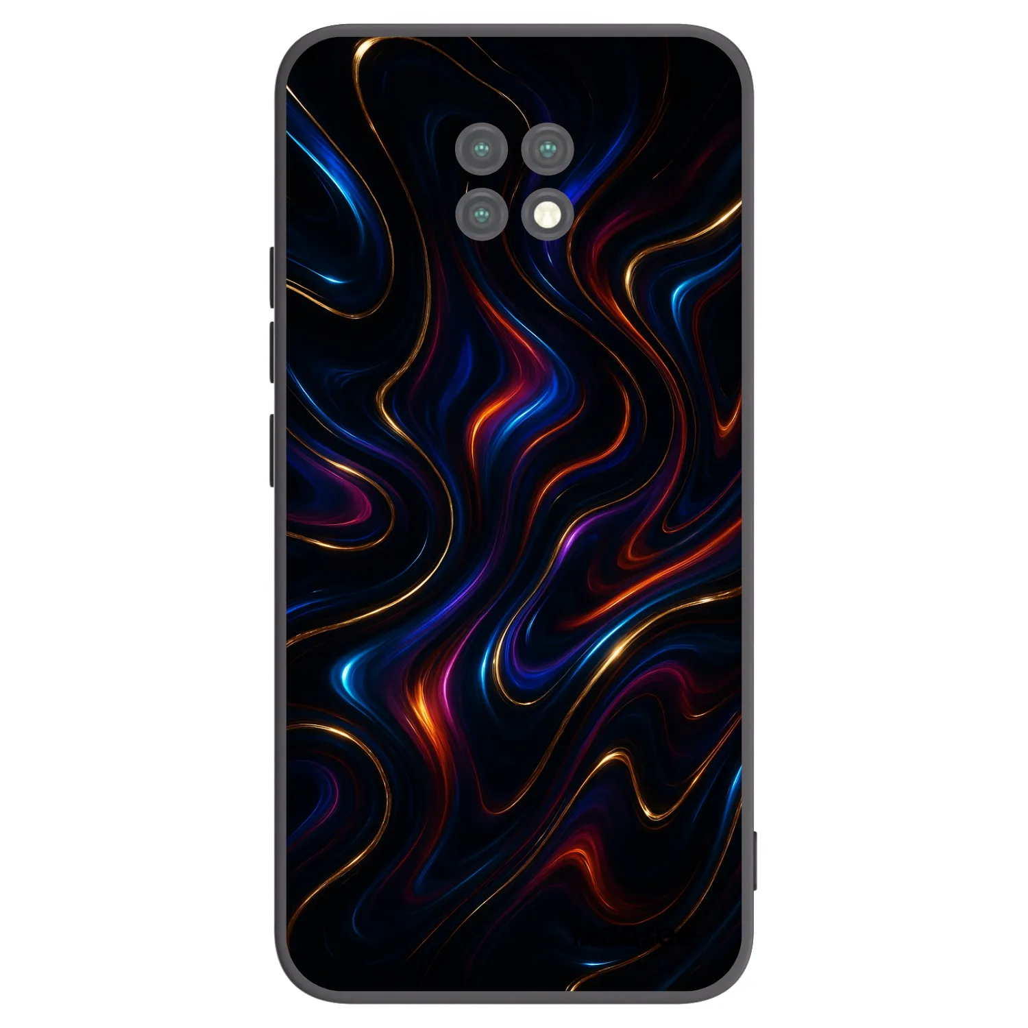 Picasee silikonowe czarne etui na Xiaomi Redmi Note 9T - Noir