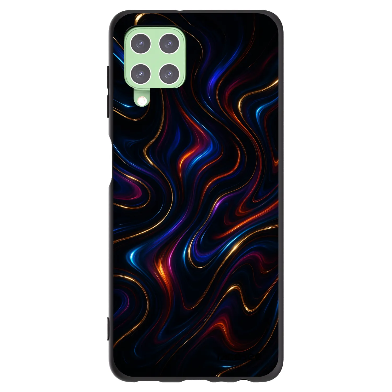 Picasee silikonowe czarne etui na Samsung Galaxy A22 A225F 4G - Noir