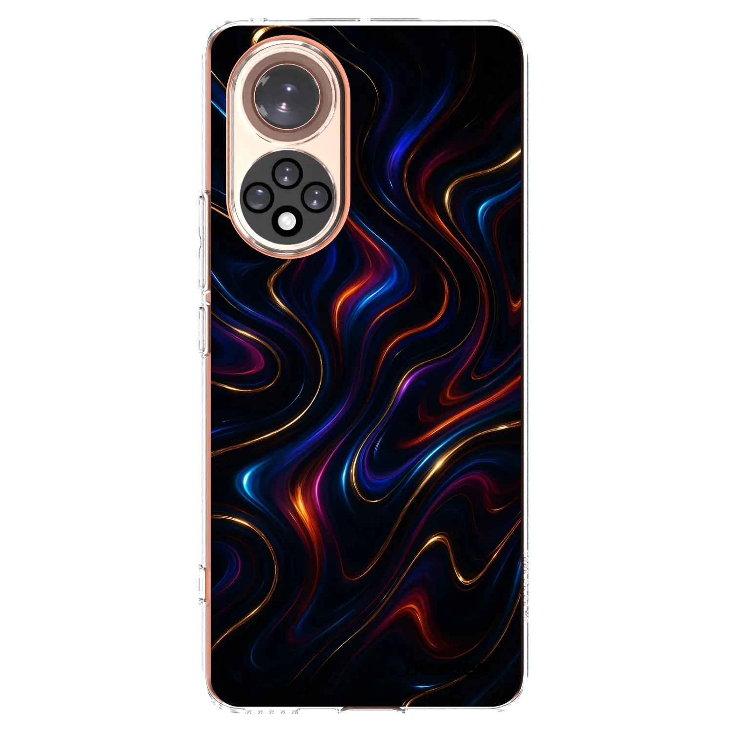 Picasee silikonowe przeźroczyste etui na Huawei Nova 9 - Noir