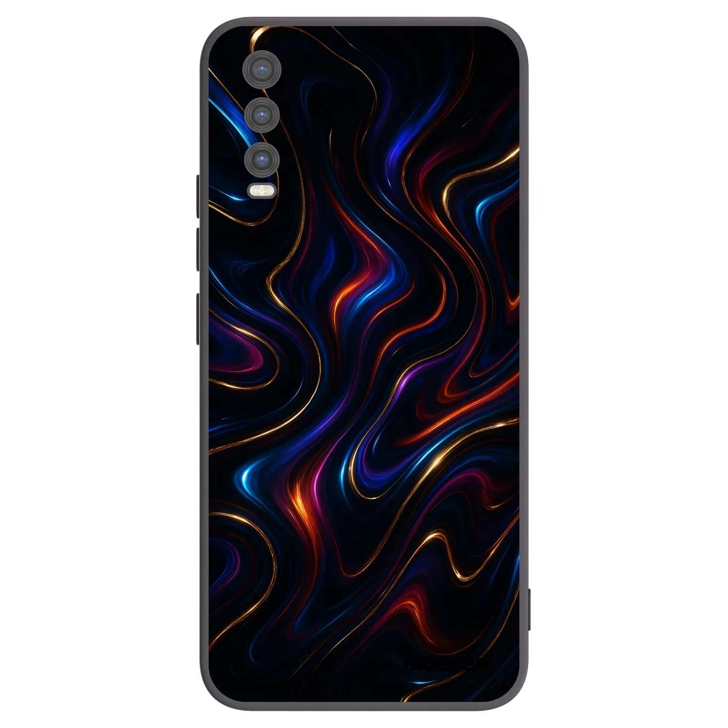 Picasee silikonowe czarne etui na Vivo Y20s - Noir