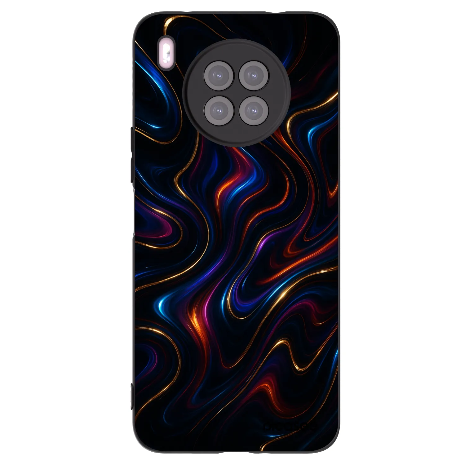 Picasee silikonowe czarne etui na Huawei Nova 8i - Noir