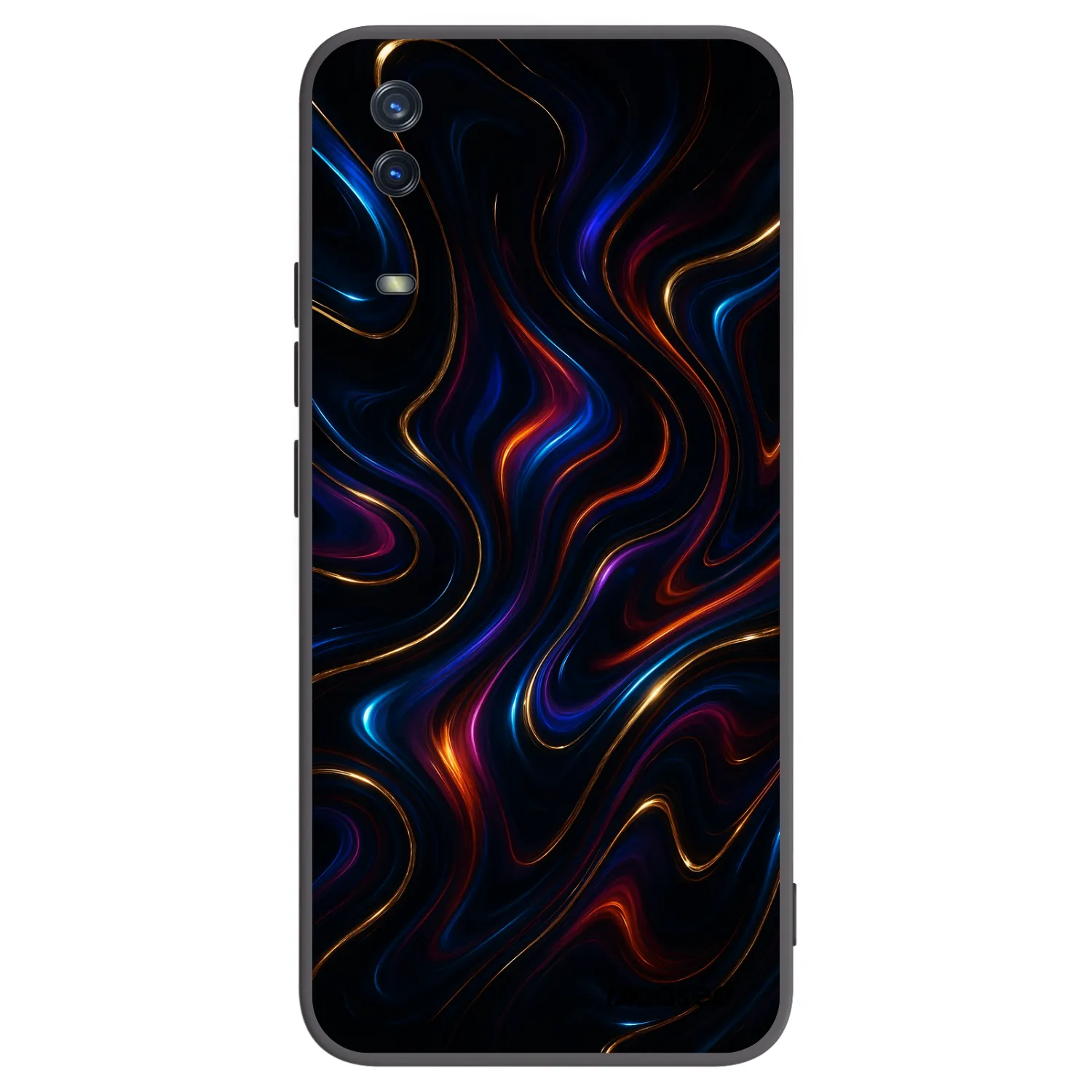 Picasee silikonowe czarne etui na Vivo Y11s - Noir