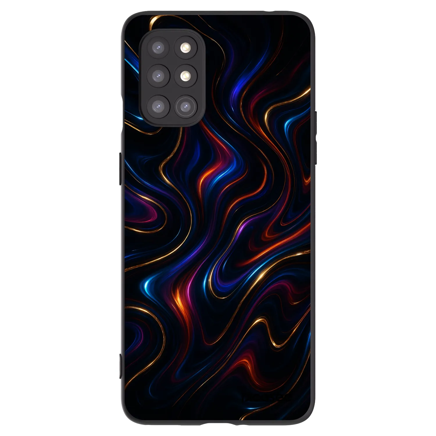Picasee silikonowe czarne etui na OnePlus 8T - Noir
